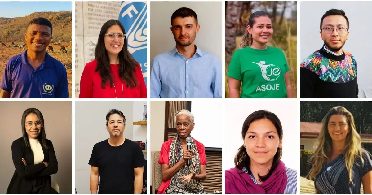 Fotos de perfil de integrantes del jurado Nexus Rural 2026